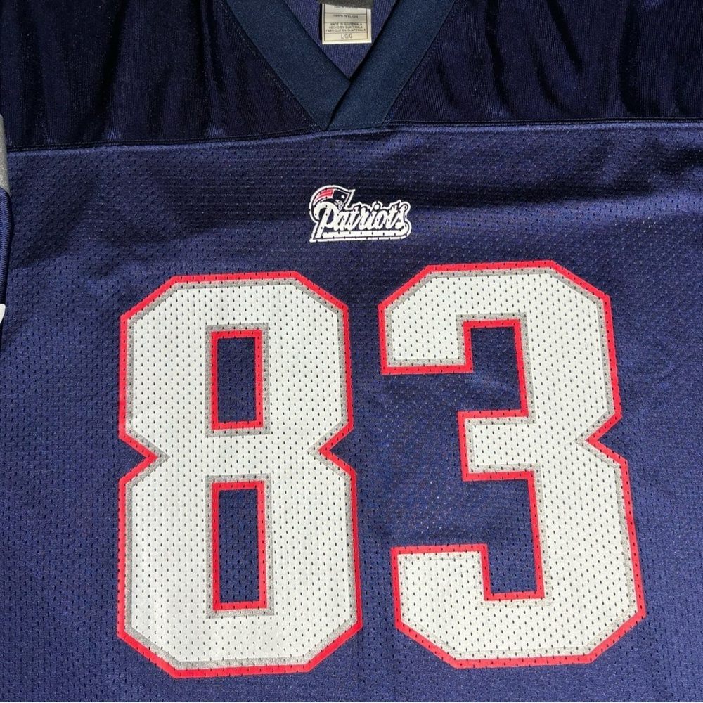 Reebok Wes Welker New England Patriots Football Jersey - Picture 5 of 6